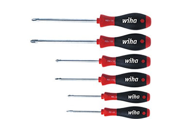 Wiha Screwdriver Set SoftFinish Phillips, Pozidriv 6-piece (26146) on sale